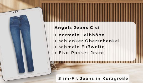 Damen Jeans in Kurzgröße von Angels