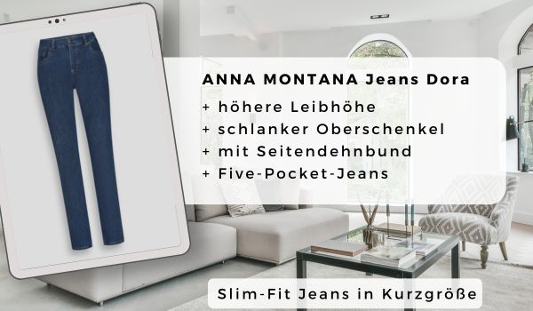 Jeans Dora von Anna Montana in Kurzgröße