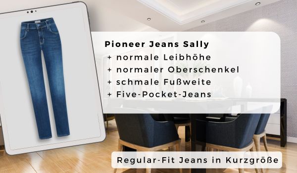 Pioneer Women Jeans Sally in Kurzgröße - Regular-Fit