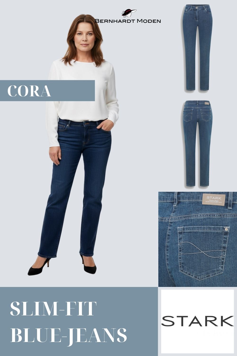 TOP Ersatz-Jeans Cora von Stark