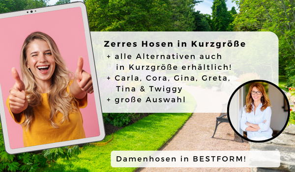 Alle Zerres Ersatzjeans auch oin Kurzgröße zu haben