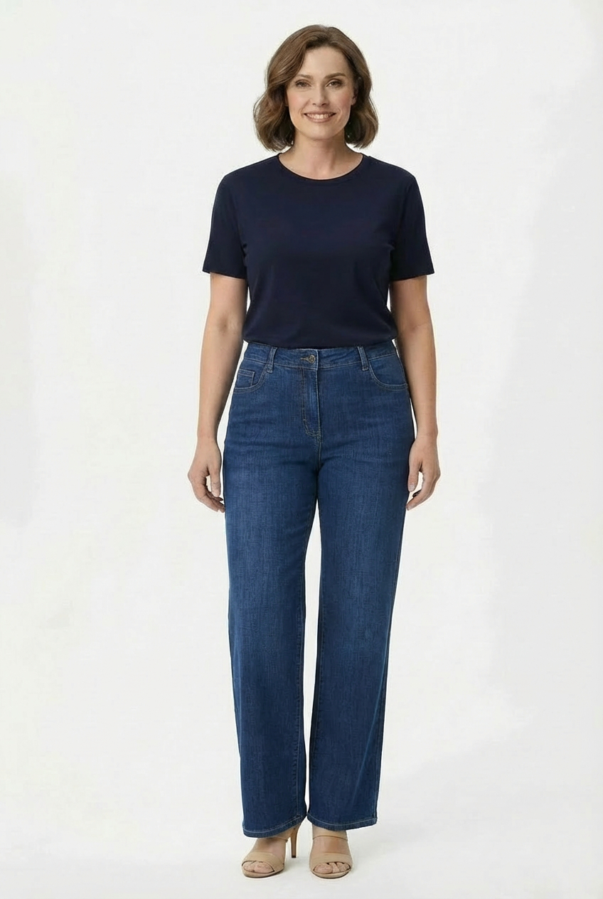 Damen Wide-Leg Jeans