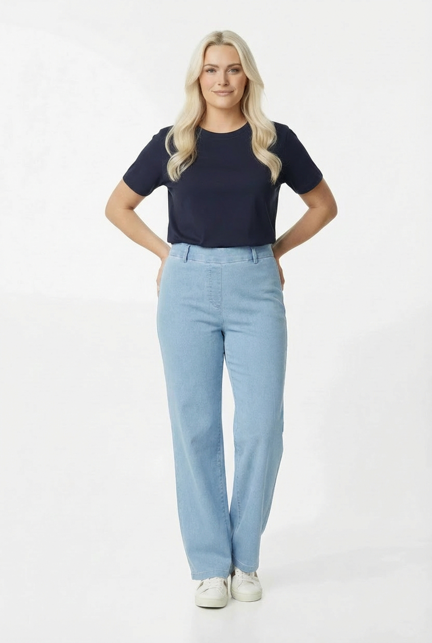 Damen Schlupfhosen im Wide-Leg Schnitt