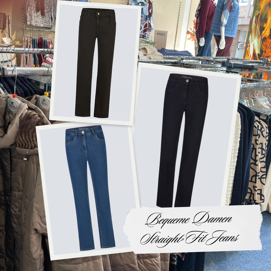 Damen Straight-Fit Jeans im Online-Shop