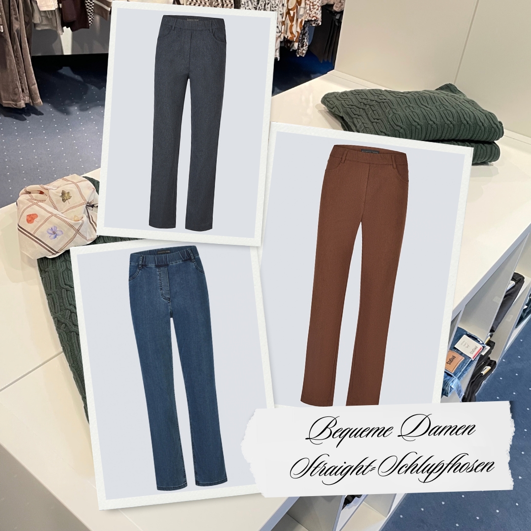 Damen Straight-Fit Schlupfhosen im Online-Shop